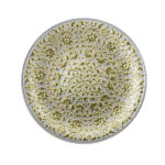 Irena Shiraz Crystal Underplate 35cm - Pearl & Gold