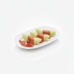 Contemporary Ribbed Porcelain Oval Plate 320 mm - Image 4
