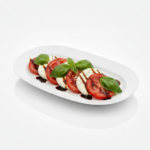 Contemporary Ribbed Porcelain Oval Plate 320 mm - Image 2