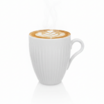 Contemporary Ribbed Porcelain Mug 400 ml - set of 6 - Image 2