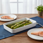 Contemporary Ribbed Porcelain Serving Dish 24x12 cm - Image 3